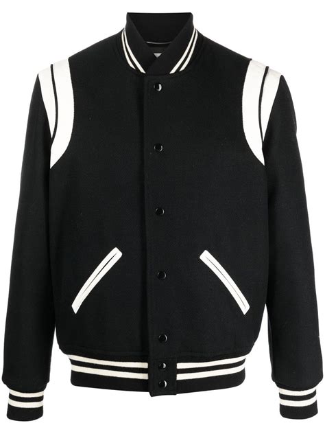 ysl teddy jacket men|farfetch YSL teddy jacket.